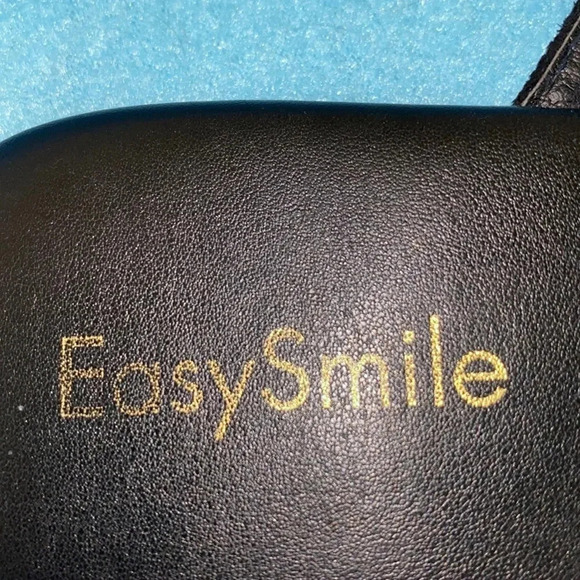 EASY SMILE beaded faux suede leather black sandals size 9 - Picture 4 of 7